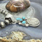 Genuine 1941 90% Silver Mercury Dime Coin Mohave Turquoise Unisex Pendant