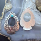 Tommy & Rosita Singer Sterling Silver Turquoise Dot Engraved Dangle Earrings For Women