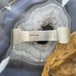Leander Tahe Native American Sterling Silver Heavy 3D Geometric Bracelet For Men