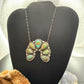 Sterling Silver Southwestern Style Teardrop Royston Turquoise 23" Naja Necklace For Women