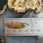Sterling Silver Oval Plum Moss Agate Slab Dangle Earrings For Women #519
