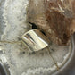 Sterling Silver Asymmetrical Cigar Band Modern Fashion Ring For Women, Taxco Mexico
