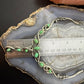 Carolyn Pollack Sterling Silver Round & Oval Variscite w/Enhancer Swirl Necklace For Women