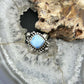 Sterling Silver Southwestern Style Square Golden Hill Turquoise Adjustable Ring For Women #12
