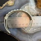 Sterling Silver Southwestern 12 Petit Point Turquoise Split Shank Bracelet For Women