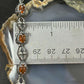Carolyn Pollack Sterling Silver 7 Oval Carnelian Link Bracelet For Women