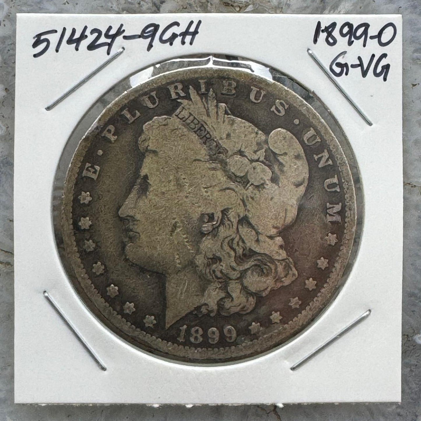 1899-O US 90% Morgan Silver Dollar G-VG #51424-9GH