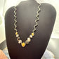 Carolyn Pollack Sterling Silver Yellow & Pink MOP & Smoky Quartz Zigzag Necklace For Women