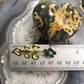 Carolyn Pollack Sterling Silver & Brass Turquoise Dot Flower Dangle Earrings For Women