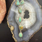 Sterling Silver Southwestern Style Royston Turquoise Lariat 25" Necklace For Women