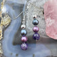 Carolyn Pollack Sterling Silver Amethyst & Freshwater Pearl Dangle Earrings For Women