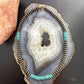 Southwestern Style Turquoise & 8mm Copper Navajo Pearl Saucer 18"-20" Necklace For Women