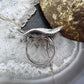 Sterling Silver Round Swirly Pattern Solid Fashion Ring For Women, Taxco Mexico