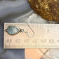 Sterling Silver Southwestern Style Teardrop Moonstone Decrated Dangle Earrings For Women
