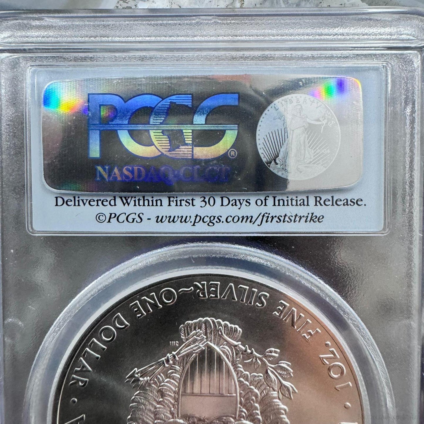 2015-W US American Silver Eagle .999 Fine Silver First Strike PCGS MS69