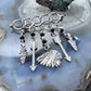 Sterling Silver Southwestern Style Native Motifs Unisex Brooch