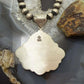 Sterling Silver Southwestern Style 1939 Mercury Dime & Kingman Turquoise Pendant
