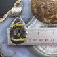 Native American Sterling Silver Teardrop Black Jack Decorated Pendant For Women