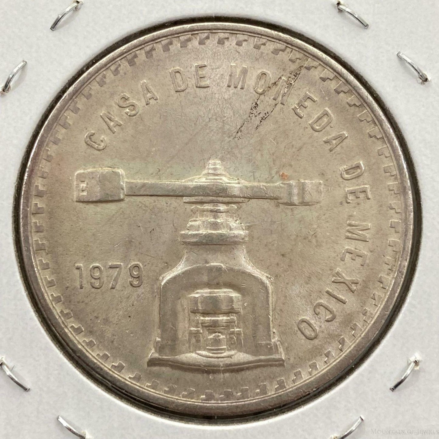 1979 Mexico 1.0ozt Pure Silver Casa De Momeda VF-EF .#32622-7