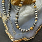 Carolyn Pollack Sterling Silver Decorated Beaded & Picture Jasper Necklace For Women
