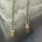 Carolyn Pollack Sterling Silver Faceted Citrine Long Dangle Earrings For Women