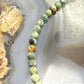 Sterling Silver 4mm Faceted Hubei Turquoise Beads 7.25" Bracelet For Women