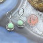 Carolyn Pollack Sterling Silver Rounded Gaspeite Dangle Earrings For Women