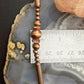 Copper Navajo Pearl Round & 25mm Cylinder & 6mm Spiny Oyster Beads 20" Necklace For Women