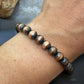 Copper 8mm Navajo Pearl Beads 6.75" Bracelet For Women