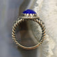 Carolyn Pollack Vintage Southwestern Style Sterling Oval Lapis Lazuli Decorated Ring For Women