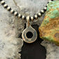 Sterling Silver Southwestern Style Round Amethyst Decorated Charm/Pendant For Women