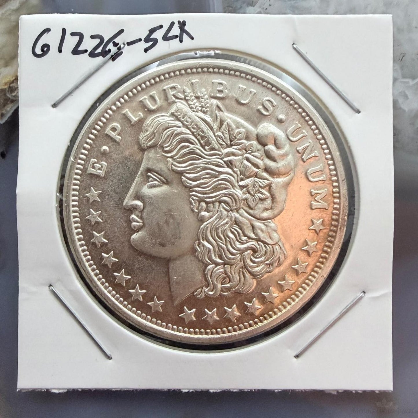 1.0 Troy Ounce .999 Pure Silver Morgan Design Round Silver Trade Unit #61226-5LX