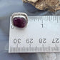 Native American Sterling Silver Square Purple Spiny Oyster Stud Earrings For Women