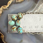 Sterling Silver Southwestern Style Oval Turquoise #8 22" Necklace For Women