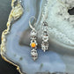 Carolyn Pollack Sterling Silver Orange Spiny Oyster Dangle Earrings For Women