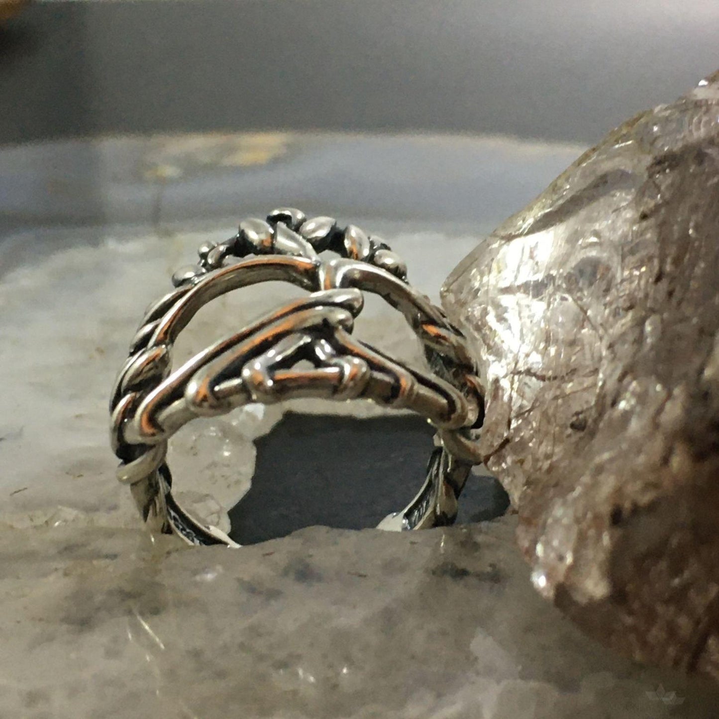 Carolyn Pollack Southwestern Style Sterling Silver Twisted Tree Ring For Women