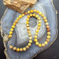Sterling Silver Southwestern Style 8mm Snake Skin Jasper Beads 18" Necklace For Women