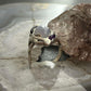 Carolyn Pollack Sterling Silver Moonstone & Amethyst Ring Size 8 For Women