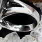 Sterling Silver Round Swirly Pattern Solid Fashion Ring For Women, Taxco Mexico