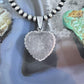 Sterling Silver Mother of Pearl Heart Pendant For Women