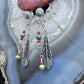 Carolyn Pollack Sterling Silver Feather & Beads Dangle Earrings For Women