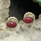 Carolyn Pollack Sterling Silver Oval Purple Spiny Oyster Stud Earrings For Women
