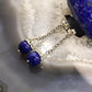 Carolyn Pollack Sterling Silver Round Lapis Bead Dangle Earrings For Women