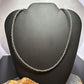 Sterling Silver Southwestern Style 4 mm Navajo Pearl Beads 24"-26" Necklace For Women