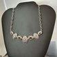 Carolyn Pollack Sterling Silver Oval Opal Decorated Necklace 16"-18" For Women