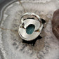 Sterling Silver Southwestern Style Oval Amazonite Ring Size 7.75 For Women