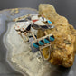 Leagus Ahiyite Sterling Silver Zuni Multi Stones Inlay Thunderbird Bracelet