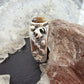 Jody Naranjo Vintage Sterling Silver Tiger's Eye Petroglyph Ring Size 8 For Women