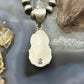 Sterling Silver Southwestern Style Teardrop Matrix Turquoise Decorated Pendant For Women