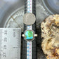 Sterling Silver Southwestern Style Square Sonora Gold Turquoise Adjustable Ring #6
